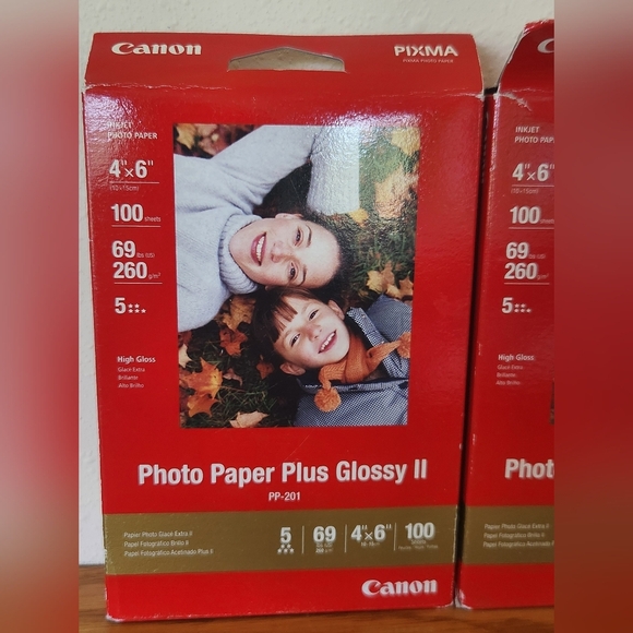 Cannon Photo Paper Plus Glossy 200 Sheets 4x6 - Picture 2 of 4